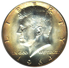 1964 Kennedy Half Dollar