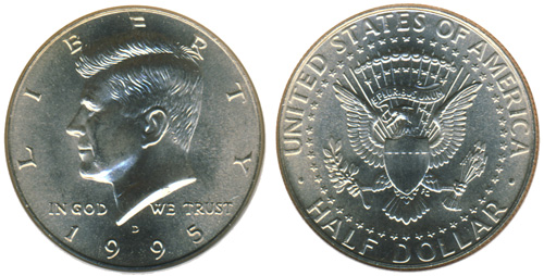 1990 1999 Kennedy Half Dollars