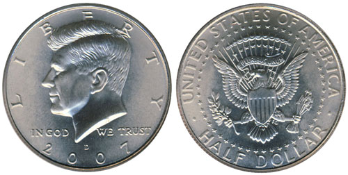 2 Coins *XF/AU NIFC *FREE SHIPPING 2009 P&D Kennedy Half Dollar Set 