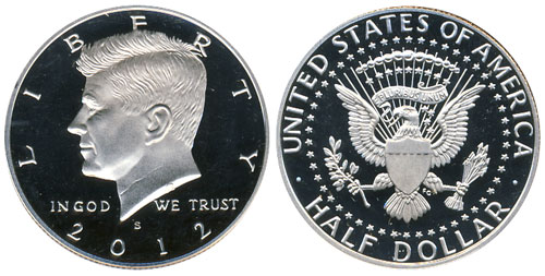 2012-S Silver Proof Kennedy Half Dollar