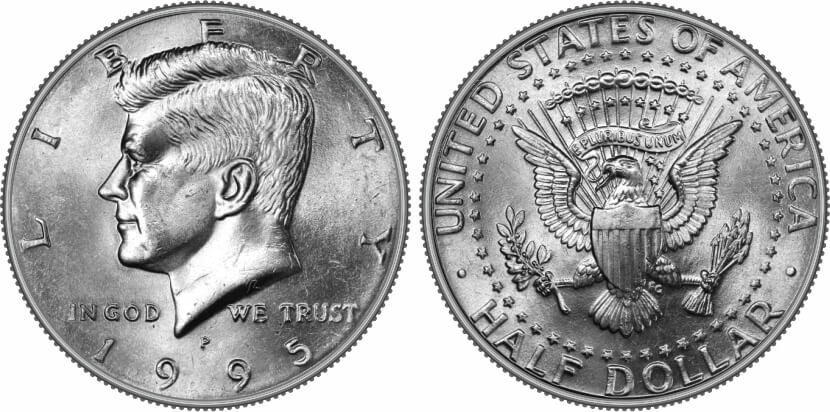 1995-P Kennedy Half Dollar