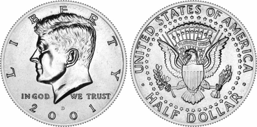 2001-D Kennedy Half Dollar