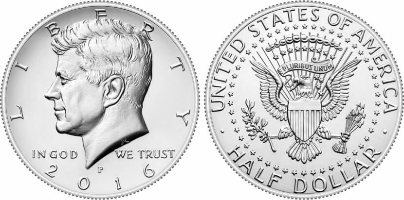 2016-P Kennedy Half Dollar